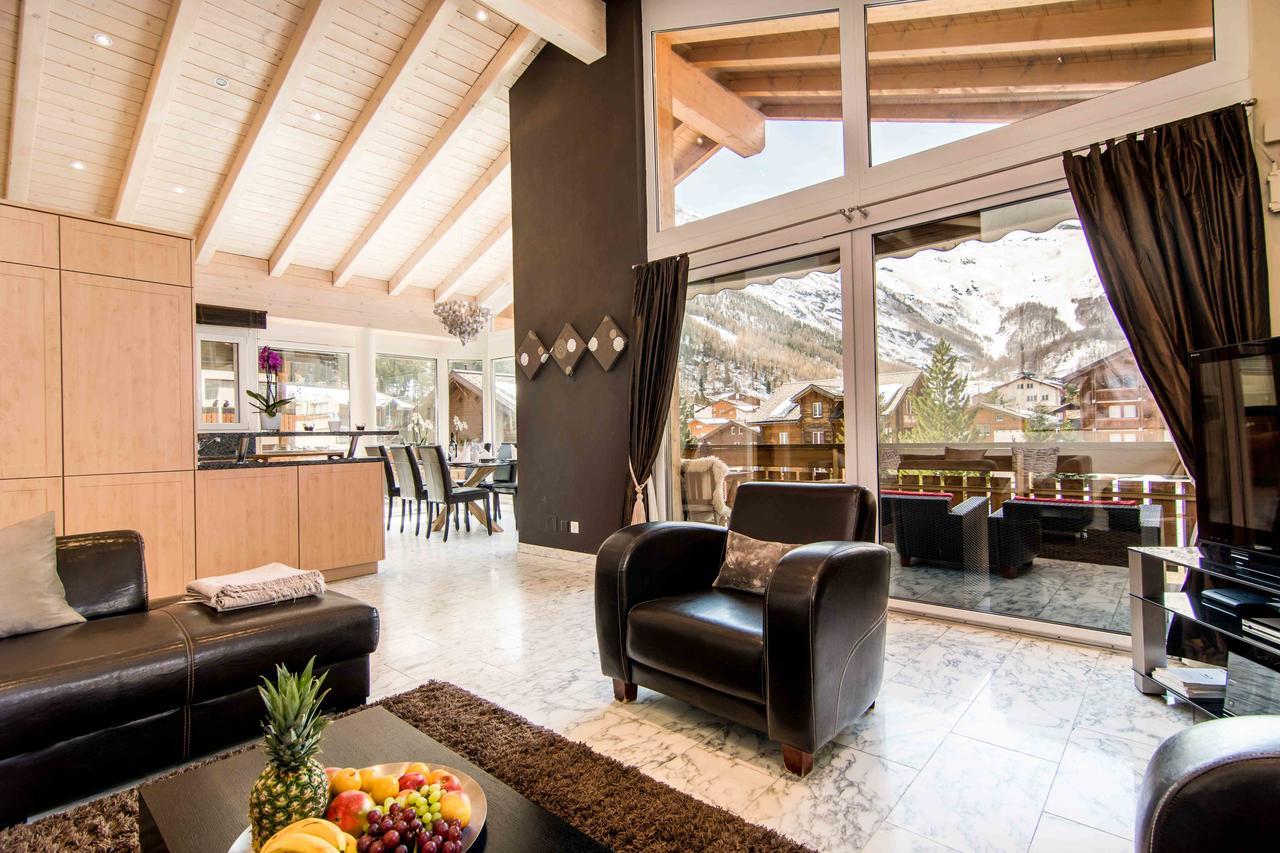Chalet Sunshine Saas Fee Kültér fotó
